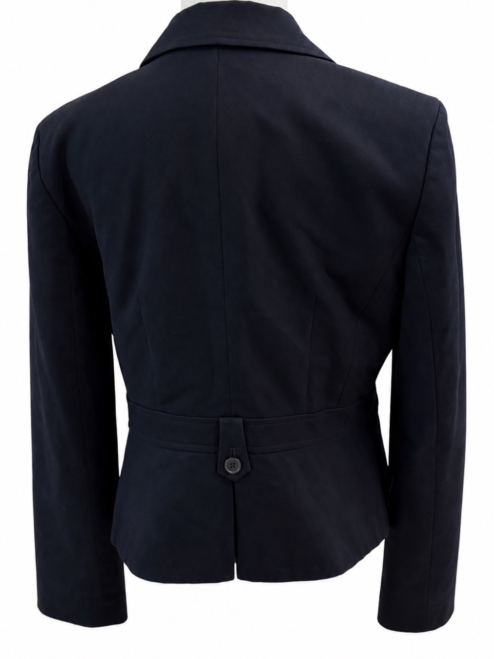 Ann Taylor Navy Single-Button Tailored Blazer 10 - Picture 3 of 3